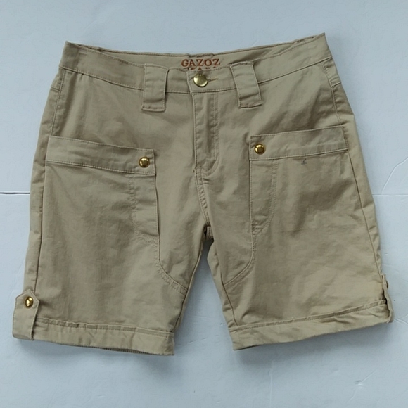 Gazoz Jeans Cargo Shorts Junior 9/10 Tan - Picture 1 of 12
